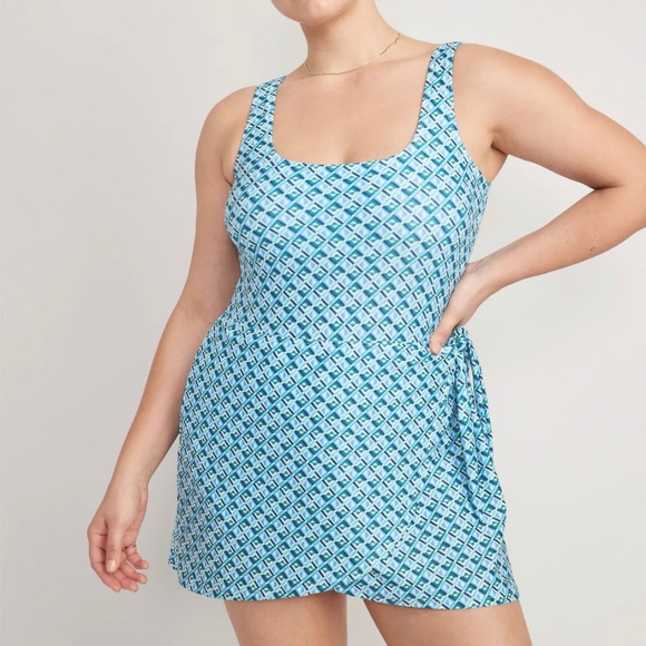 Old Navy Swimsuit Dress Wrap Style NWT - Picture 3 of 5